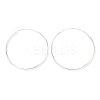 925 Sterling Silver Huggie Hoop Earrings EJEW-C179-05D-S-4