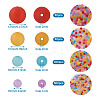 1160Pcs 4 Sizes Transparent Acrylic Ball Beads FACR-PJ0001-03-7