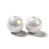 UV Plating Rainbow Iridescent Acrylic Beads X-PACR-D070-01F-2