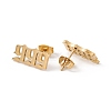 Number Earrings EJEW-F286-01I-G-2
