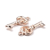 Tibetan Style Alloy Pendants TIBEP-S319-076RG-RS-2