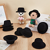 EVA Cloth Round Fascinator Hat Base for Doll AJEW-WH0455-258B-4