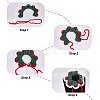 3Pcs 3 Colors Polyester and Cotton Dog Flower Pet Collar AJEW-GL0002-58-5