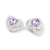 Polymer Clay Glass Rhinestone Beads CLAY-NH0001-13D-2