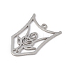 Non-Tarnish 201 Stainless Steel Pendants LS-STAS-K250-02P-3