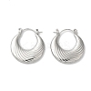Non-Tarnish 304 Stainless Steel Hoop Earrings for Women EJEW-Z026-19P-1
