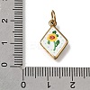 Double-sided Printed 304 Stainless Steel Pendants SA-CBA45D9-01C-3