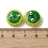 Fuuny Baking Paint Glass Enamel Beads LAMP-Q045-01J-5
