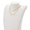 Brass Enamel Pendant Necklaces NJEW-JN03322-5