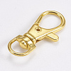 Zinc Alloy Swivel Lobster Claw Clasps X-PALLOY-WH0011-01G-3