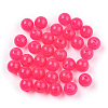 Opaque Plastic Beads LS-X-KY-T005-6mm-625-1