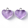 Transparent Resin Pendants RESI-R429-30B-1