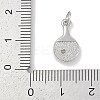 Brass Micro Pave Cubic Zirconia Pendants KK-Q028-62P-3