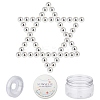 200Pcs DIY Electroplate Non-magnetic Synthetic Hematite Bead Stretch Bracelets Making Kits DIY-SC0014-92B-S-1