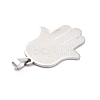 Non-Tarnish 201 Stainless Steel Pendants STAS-C062-03P-3