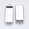 Tarnish Resistant 304 Stainless Steel Pendant Cabochon Settings LS-X-STAS-I069-36-2