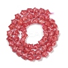 Synthetic Rhodochrosite Beads Strands G-Z080-A13-8mm-3