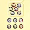 12Pcs 6 Colors Alloy Enamel Pendants FIND-FS0003-81-7