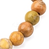 Natural Imperial Jasper Round Beaded Stretch Bracelets for Men Women BJEW-JB12570-02-4
