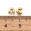 304 Stainless Steel Crimp Beads Covers STAS-P239-34G-04-3