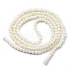 Electroplate Opaque Glass Beads Strands EGLA-K014-A-B01-2