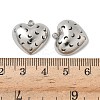 304 Stainless Steel Pendants STAS-D127-03P-3