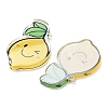 Opaque Printed Acrylic Pendants OACR-I020-06B-2