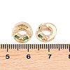 Brass Micro Pave Cubic Zirconia Pendants KK-L261-17G-03-3