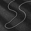 Non-Tarnish 304 Stainless Steel Snake Chains Necklaces X-STAS-F094-24P-4