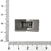 304 Stainless Steel Fold Over Clasps STAS-S185-15AS-3