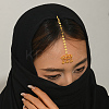 Ethnic Style Tassel Brass with Cubic Zirconia Hair Extension Chain for Women PU2601-6