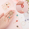 DIY Heart Padlock & Key Wine Glass Charm Making Kit DIY-BBC0001-18-3