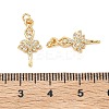 SHEGRACE Brass Micro Pave Cubic Zirconia Pendants XGRQ3D848-486G-3