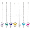 Glass Angel Hanging Suncatchers HJEW-JM02853-2