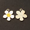 Alloy Enamel Pendants ENAM-C009-01G-05-1
