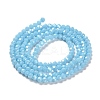 Electroplate Opaque Glass Beads Strands EGLA-A035-P3mm-A08-2