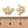 Brass Micro Pave Cubic Zirconia Charms KK-F867-11G-3