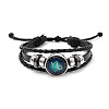 Imitation Leather Triple Layer Multi-strand Bracelets FS-WGC42D3-12-1