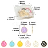 7 Colors Alloy Enamel Pendants ENAM-FS0002-05-4