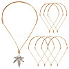 30Pcs Eco-Friendly Korean Waxed Polyester Braided Adjustable Necklace Makings NJEW-TAC0023-03-1