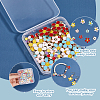 60Pcs 10 Style Alloy Enamel Pendants ENAM-HY0002-98-4