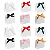White Cardboard Paper Wedding Candy Boxes with Ribbon CON-FZC0002-002C-2