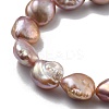Natural Baroque Keshi Pearl Beads Strands PEAR-P064-08E-04E-4