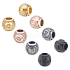 8Pcs 4 Colors 304 Stainless Steel European Beads STAS-UN0020-89-1