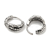316 Surgical Stainless Steel Hoop Earrings EJEW-D096-13K-AS-2