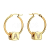 304 Stainless Steel Hoop Earrings EJEW-JE04277-01-2