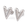 Non-Tarnish 304 Stainless Steel Stud Earrings for Women EJEW-A049-07P-1