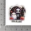 Halloween Theme Opaque Printed Acrylic Pendants SACR-S034-05A-3
