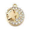 UV Plating Alloy Crystal Rhinestone Pendants RB-CBAD37D-06G-1