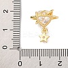 Brass Micro Pave Cubic Zirconia Pendants KK-U042-12G-3